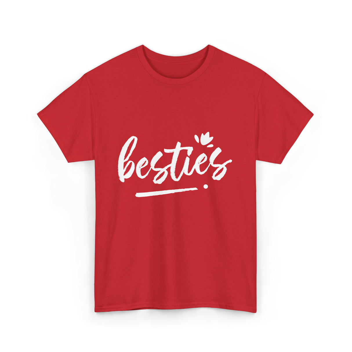 besties friendship T-Shirt - Red