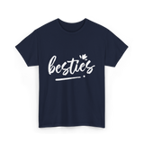 besties friendship T-Shirt - Navy