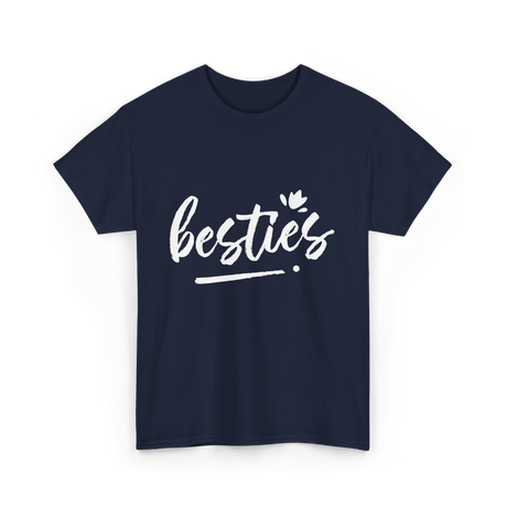 besties friendship T-Shirt - Navy