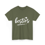 besties friendship T-Shirt - Military Green