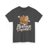 Besties Squad Cute Friendship T-Shirt - Dark Heather