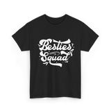 Besties Squad Friendship Circle T-Shirt - Black