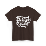 Besties Squad Friendship Circle T-Shirt - Dark Chocolate