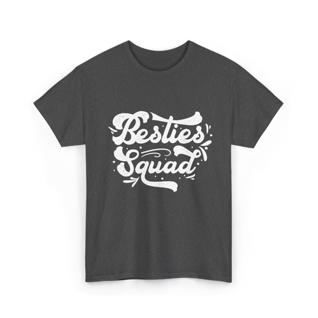 Besties Squad Friendship Circle T-Shirt - Dark Heather