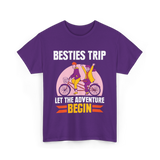 Besties Trip Adventure Friends T-Shirt - Purple