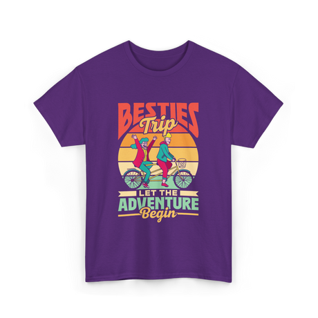 Besties Trip Adventure Friends T-Shirt - Purple