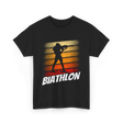 Biathlon Biathlete Sports T-Shirt - Black