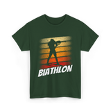 Biathlon Biathlete Sports T-Shirt - Forest Green