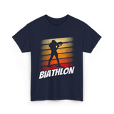 Biathlon Biathlete Sports T-Shirt - Navy