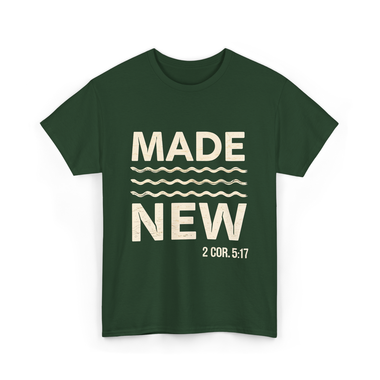 Bible Verse T-Shirt - Forest Green