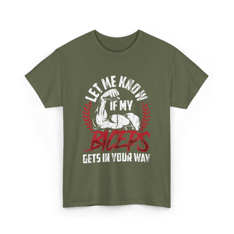 Biceps Muscle T-Shirt - Military Green