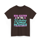Big Sister Mermaid T-Shirt - Dark Chocolate