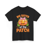 Big Sister of the Patch Pumpkin T-Shirt - Black