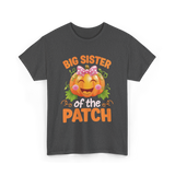 Big Sister of the Patch Pumpkin T-Shirt - Dark Heather