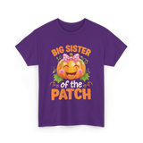 Big Sister of the Patch Pumpkin T-Shirt - Purple