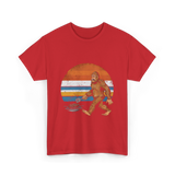 Bigfoot BBQ Grilling Bigfoot T-Shirt - Red