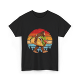 Bigfoot Carrying Taco Sasquatch T-Shirt - Black