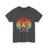 Bigfoot Carrying Taco Sasquatch T-Shirt - Dark Heather