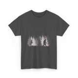 Bigfoot in the Forest Sasquatch T-Shirt - Dark Heather