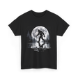 Bigfoot Moon Sasquatch Adventure T-Shirt - Black