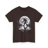 Bigfoot Moon Sasquatch Adventure T-Shirt - Dark Chocolate