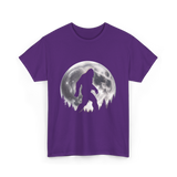 Bigfoot Night Stroll Sasquatch T-Shirt - Purple