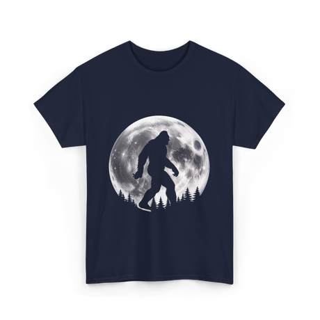 Bigfoot Night Stroll Sasquatch T-Shirt - Navy