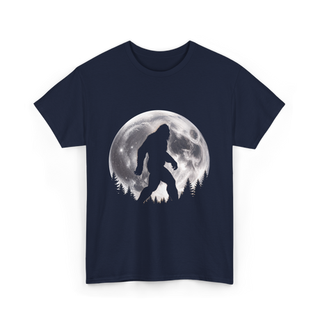 Bigfoot Night Stroll Sasquatch T-Shirt - Navy