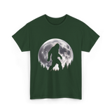 Bigfoot Night Stroll Sasquatch T-Shirt - Forest Green