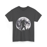 Bigfoot Night Stroll Sasquatch T-Shirt - Dark Heather