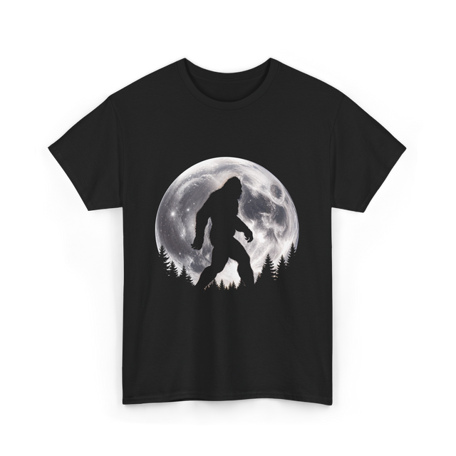 Bigfoot Night Stroll Sasquatch T-Shirt - Black