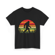 Bigfoot Retro Sasquatch Bigfooting T-Shirt - Black