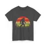 Bigfoot Retro Sasquatch Bigfooting T-Shirt - Dark Heather