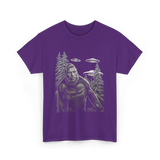 Bigfoot Sasquatch T-Shirt - Purple