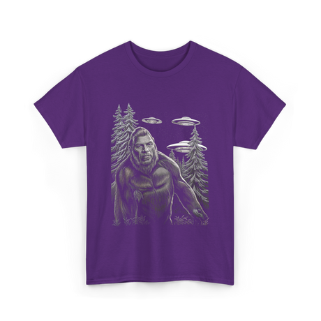 Bigfoot Sasquatch T-Shirt - Purple