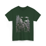 Bigfoot Sasquatch T-Shirt - Forest Green