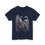 Bigfoot Sasquatch T-Shirt - Navy