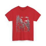 Bigfoot Sasquatch T-Shirt - Red