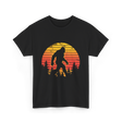 Bigfoot Silhouette Sasquatch Adventure T-Shirt - Black