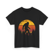 Bigfoot Silhouette Sasquatch Nature T-Shirt - Black