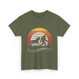 Bigfoot Unicorn Legends Mythical T-Shirt - Military Green