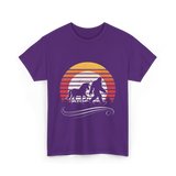 Bigfoot Unicorn Legends Mythical T-Shirt - Purple