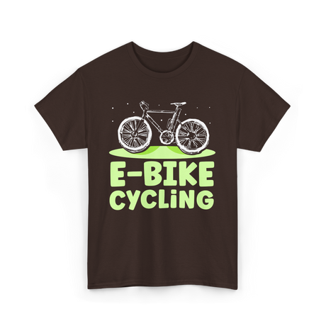 Bike Cycling Biker Cyclist T-Shirt - Dark Chocolate