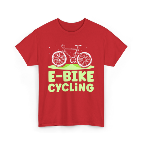 Bike Cycling Biker Cyclist T-Shirt - Red