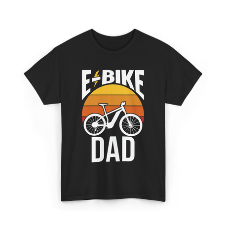 Bike Dad Biking Cyclist T-Shirt - Black