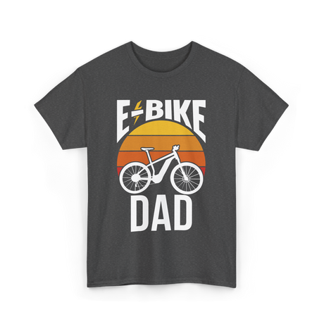 Bike Dad Biking Cyclist T-Shirt - Dark Heather