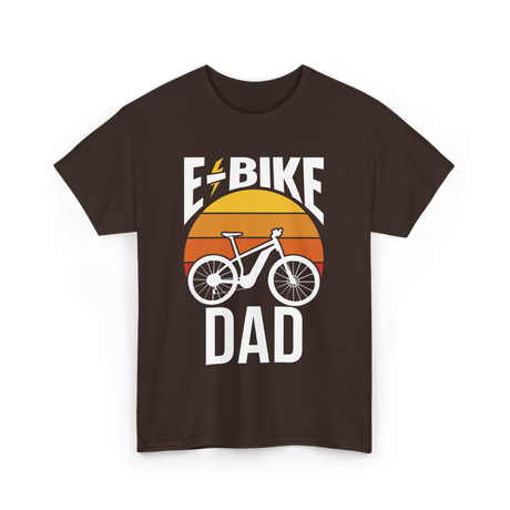 Bike Dad Biking Cyclist T-Shirt - Dark Chocolate