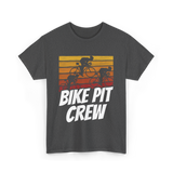 Bike Pit Crew Cycling Racer T-Shirt - Dark Heather