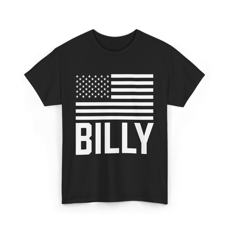 Billy Usa Name Birthday T-Shirt - Black