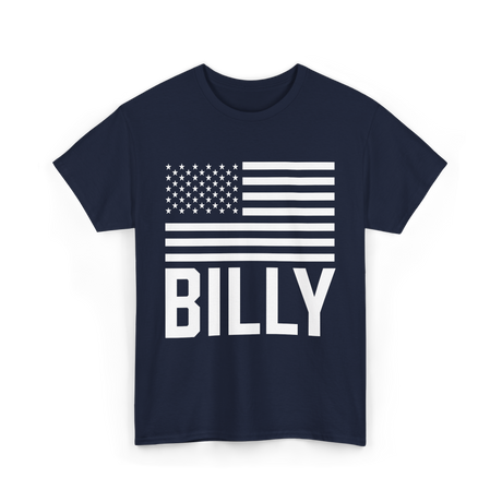 Billy Usa Name Birthday T-Shirt - Navy